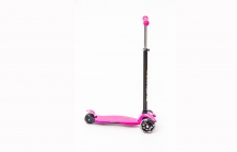 TROTINET SA VELIKIM SVETLEĆIM TOČKOVIMA- print pink boje 2