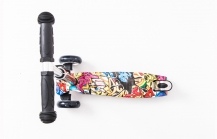 TROTINET SA VELIKIM SVETLEĆIM TOČKOVIMA- print wildstyle graffit 5